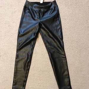 Brand new faux leather leggings